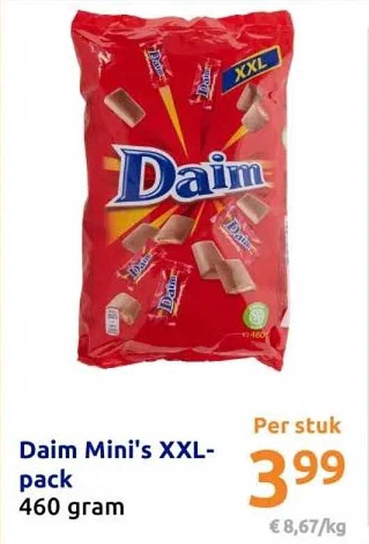 Daim Mini's XXL-pack