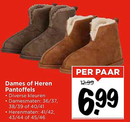 Dames of Heren Pantoffels