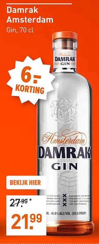 Damrak Amsterdam Gin