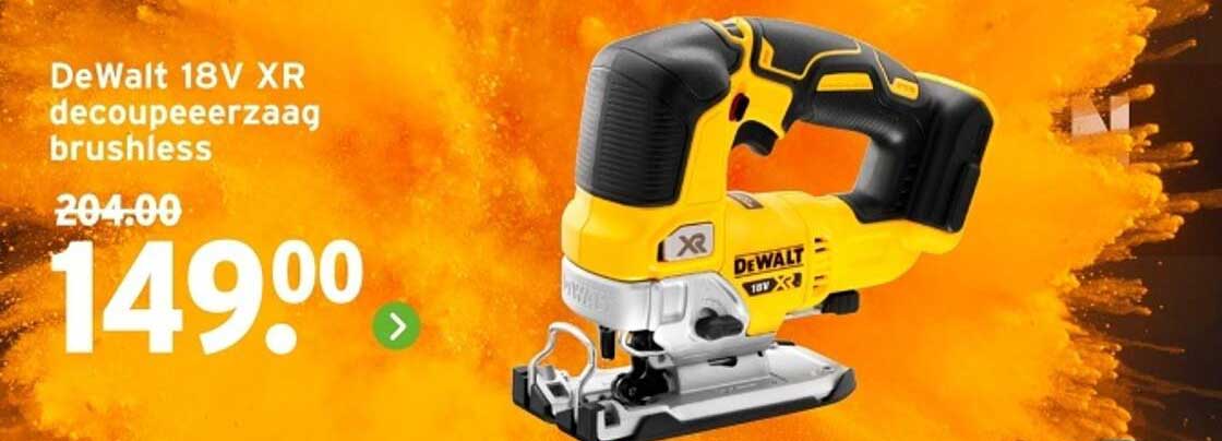 DeWalt 18V XR decoupeerzaag brushless