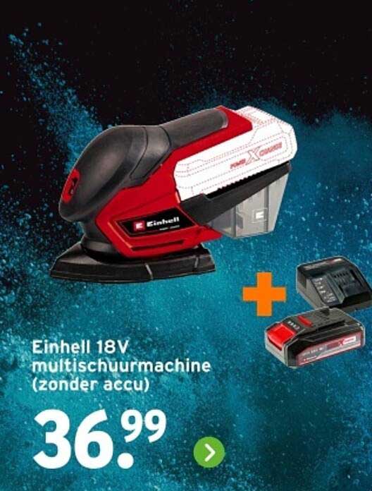 Einhell 18V multischuurmachine (zonder accu)