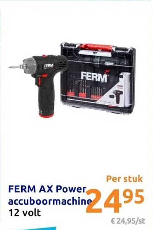 FERM AX Power accuboormachine