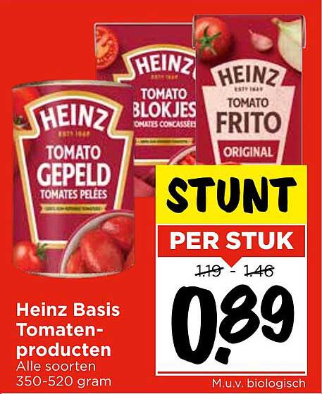 Heinz Basis Tomaten-producten