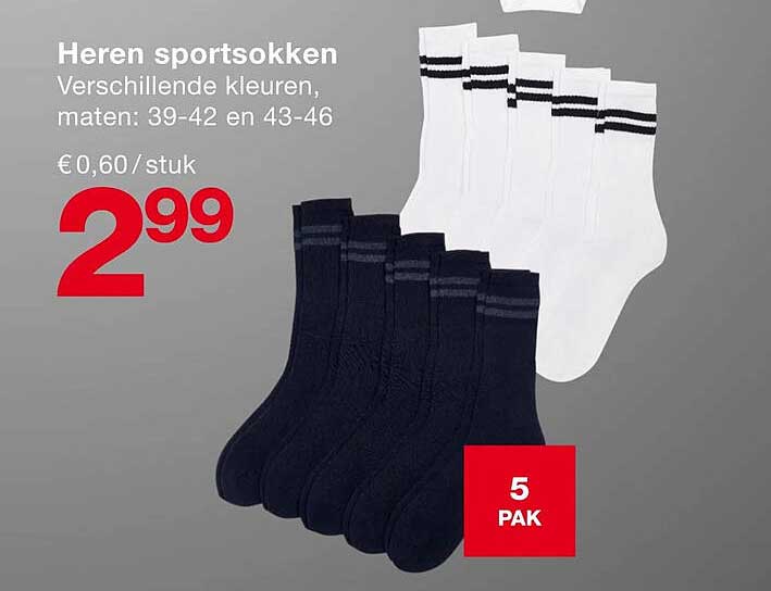 Heren sportsokken