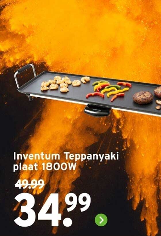 Inventum Teppanyaki plaat 1800W