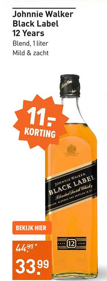 Johnnie Walker Black Label 12 Years