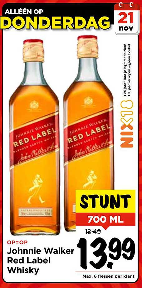 Johnnie Walker Red Label Whisky