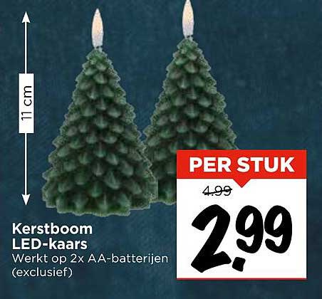 Kerstboom LED-kaars