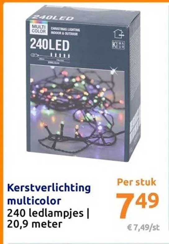 Kerstverlichting multicolor