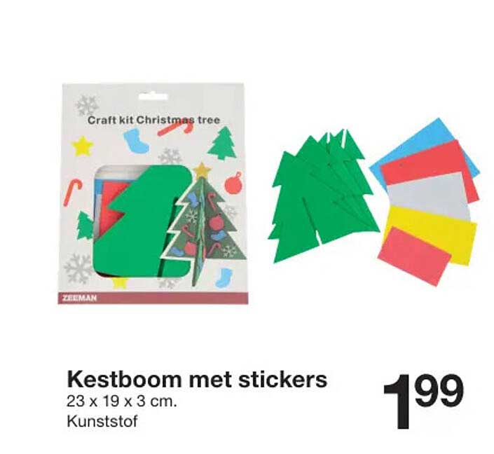 Kestboom met stickers