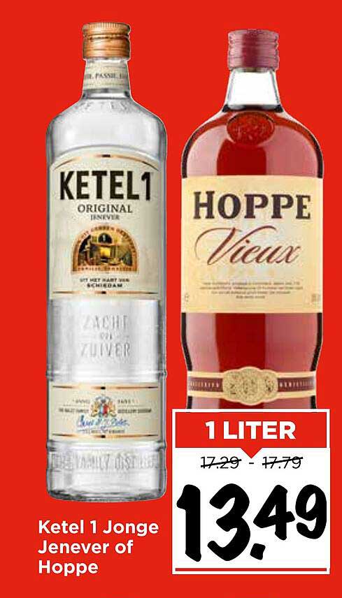 Ketel 1 Jonge Jenever of Hoppe Vieux