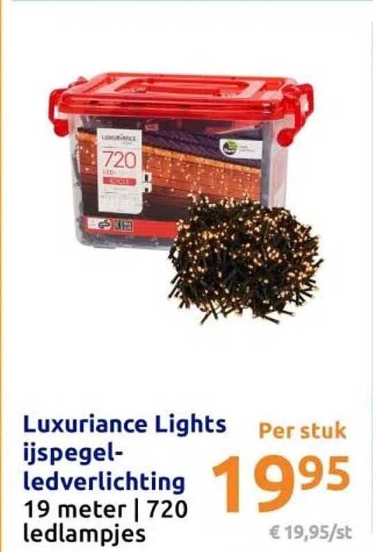 Luxuriance Lights ijspegelledverlichting