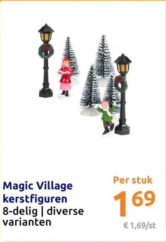 Magic Village kerstfiguren