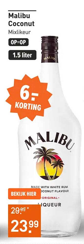 Malibu Coconut Mixlikeur