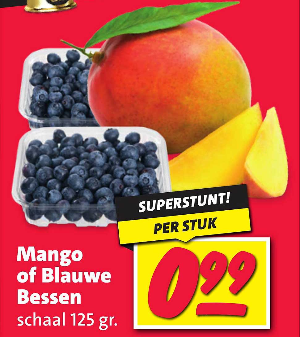 Mango of Blauwe Bessen