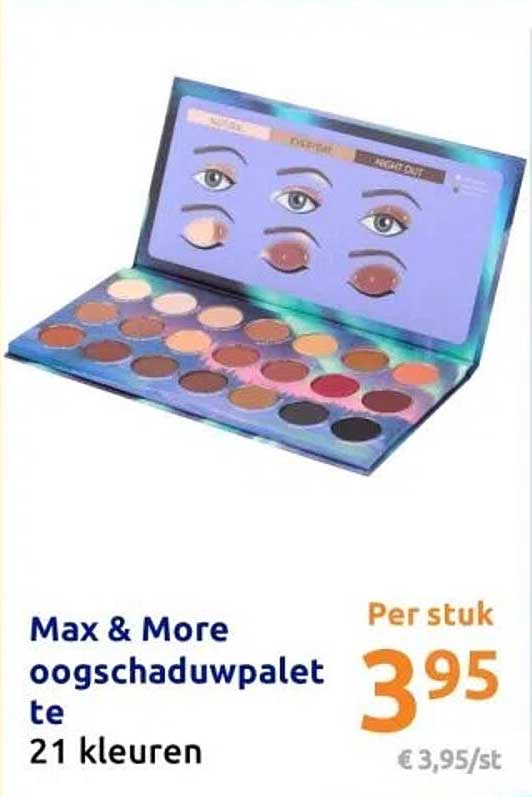 Max & More oogschaduwpalette