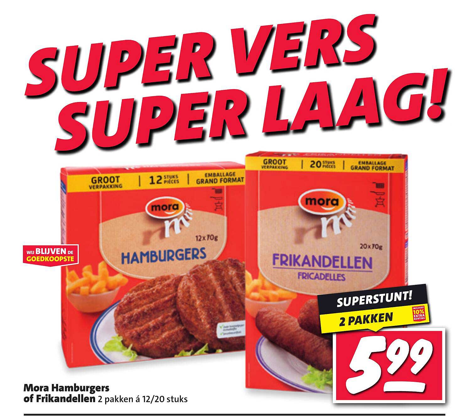 Mora Hamburgers of Frikandellen