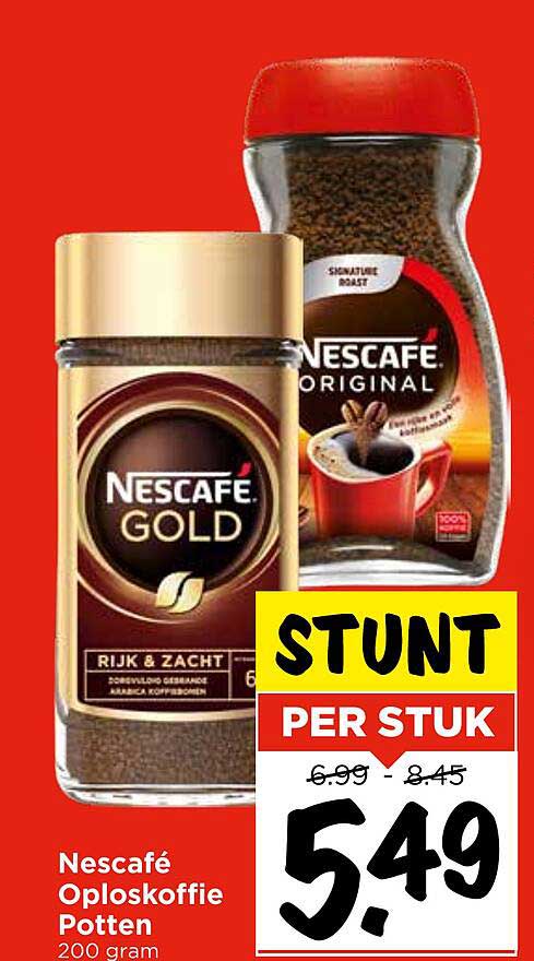 Nescafé Oploskoffie Potten