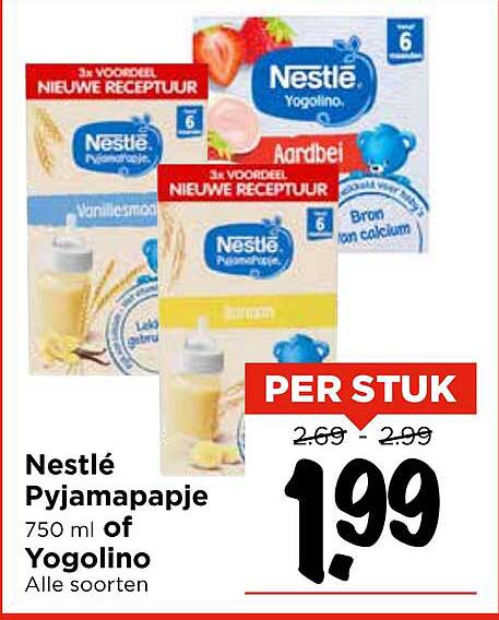 Nestlé Pyjamapje of Yogolino