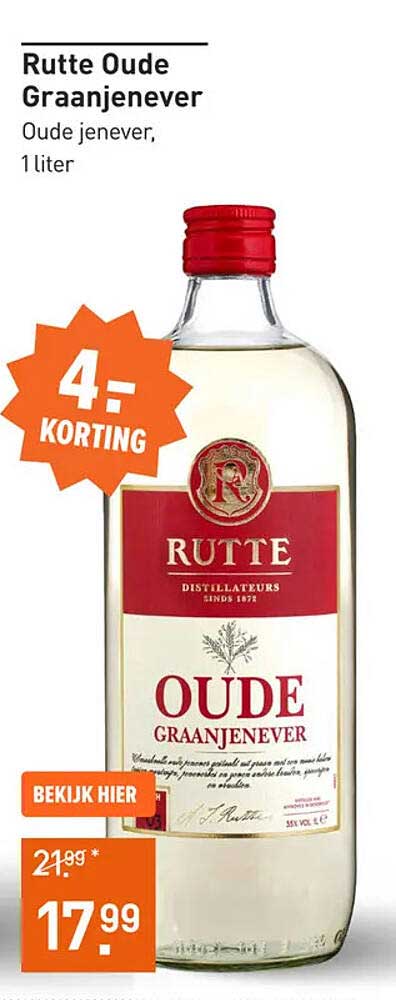 Rutte Oude Graanjenever