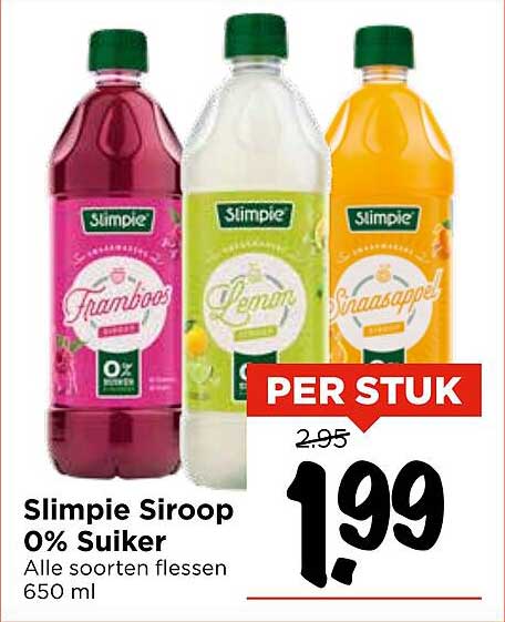 Slimpie Siroop 0% Suiker