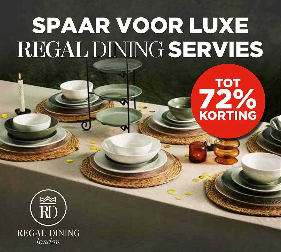 SPAAAR VOOR LUXE REGAL DINING SERVIES