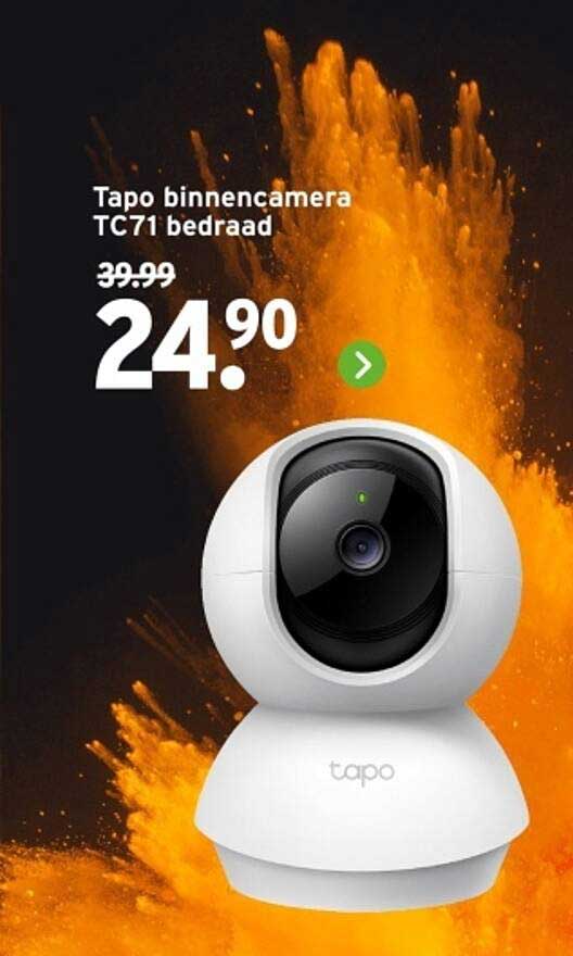 Tapo binnencamera TC71 bedraad