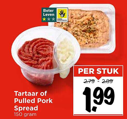 Tartaar of Pulled Pork Spread