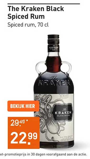 The Kraken Black Spiced Rum