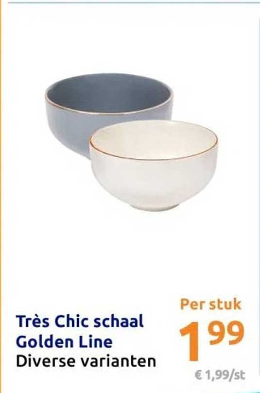 Très Chic schaal Golden Line