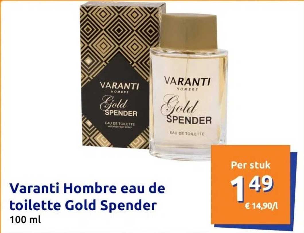 Varanti Hombre eau de toilette Gold Spender