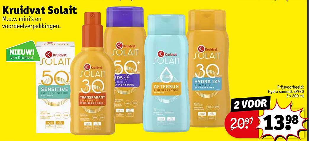 Kruidvat Solait aanbieding bij Kruidvat