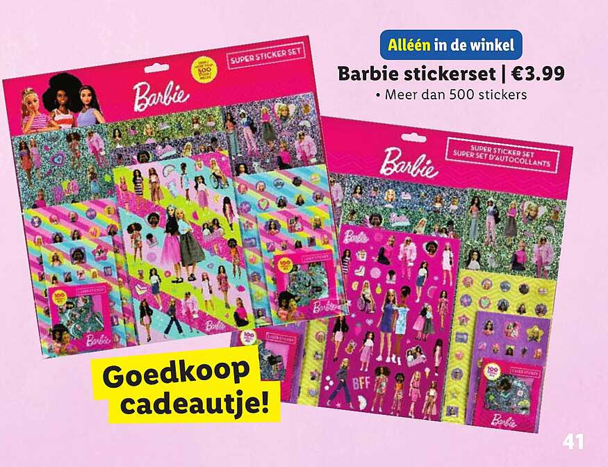 Barbie sticker set