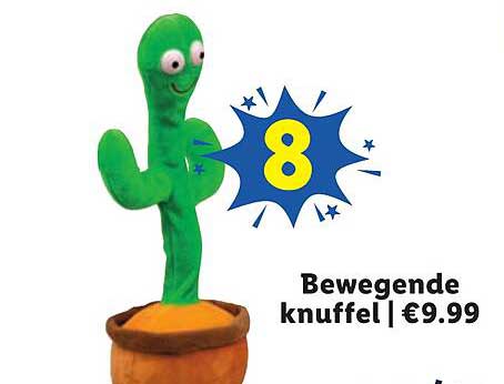 Bewegende knuffel