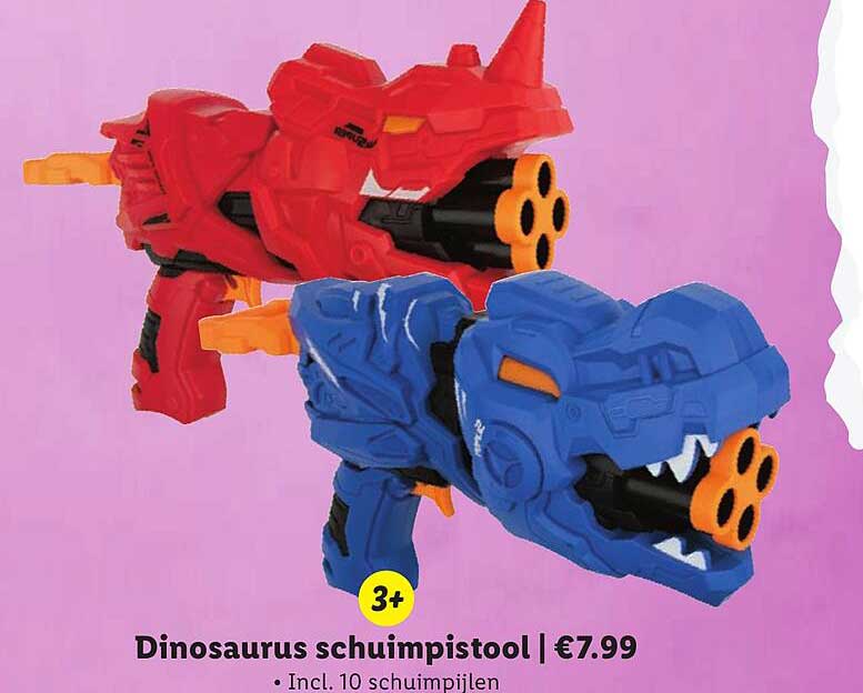 Dinosaurus schuimpistool