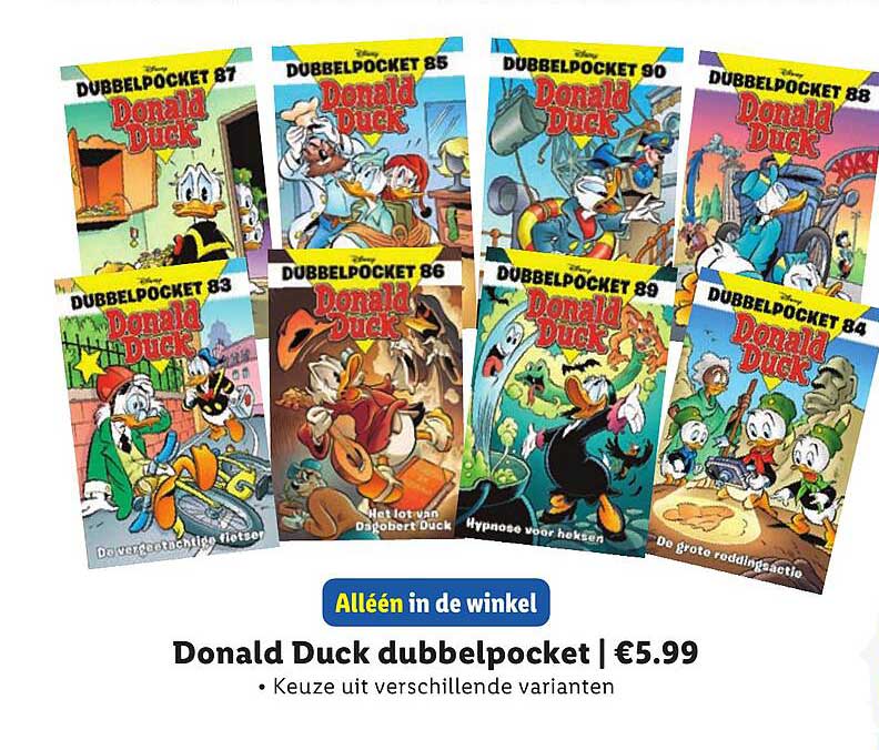 Donald Duck dubbelpocket