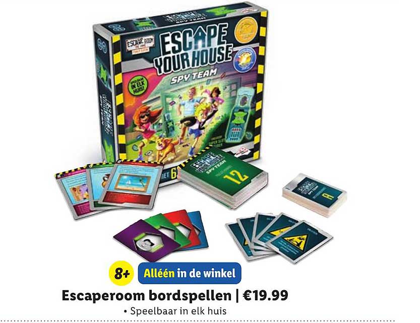 Escaperoom bordspellen