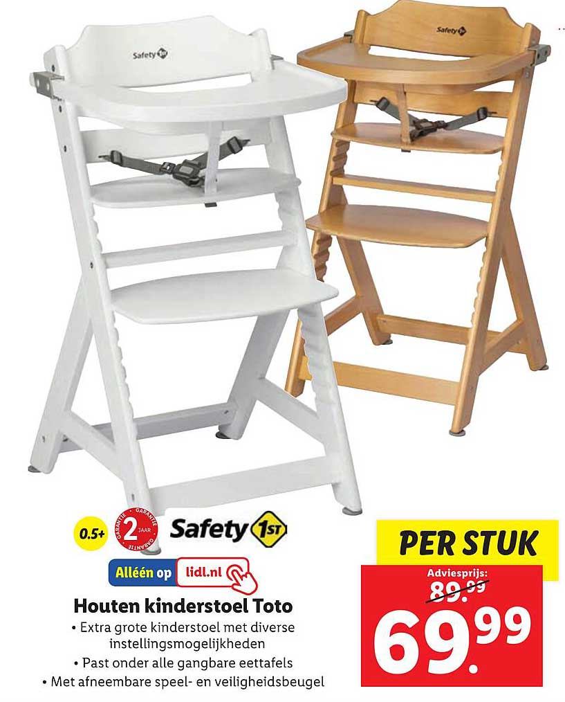 Houten kinderstoel Toto