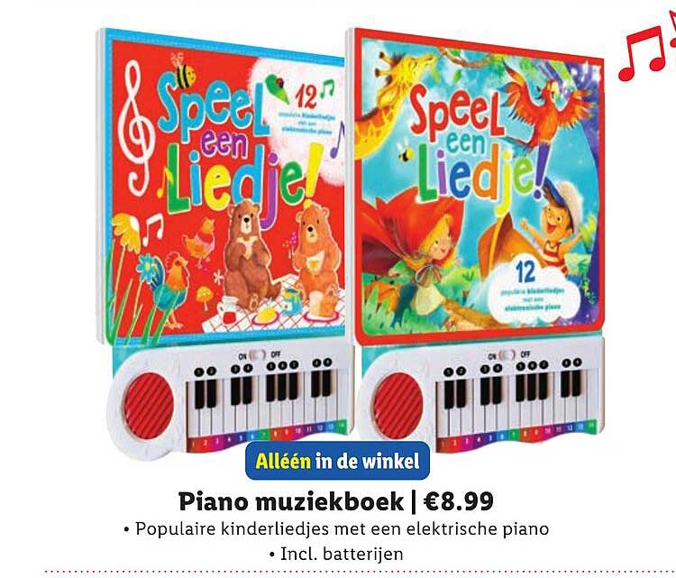 Piano muziekbboek