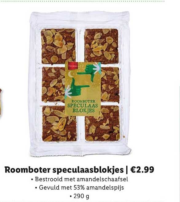 Roomboter speculaasblokjes