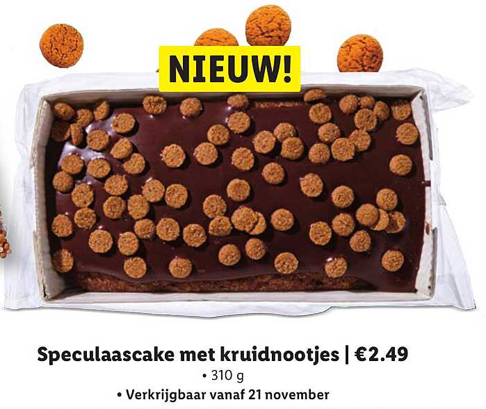 Speculaas cake met kruidnootjes