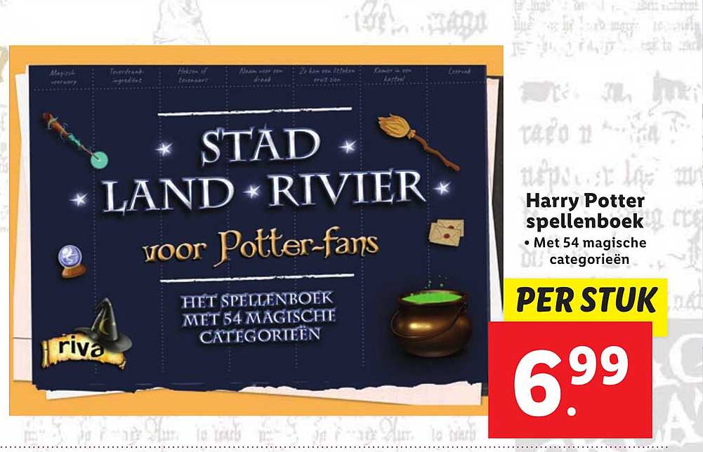 STAD LAND RIVIER voor Potter-fans