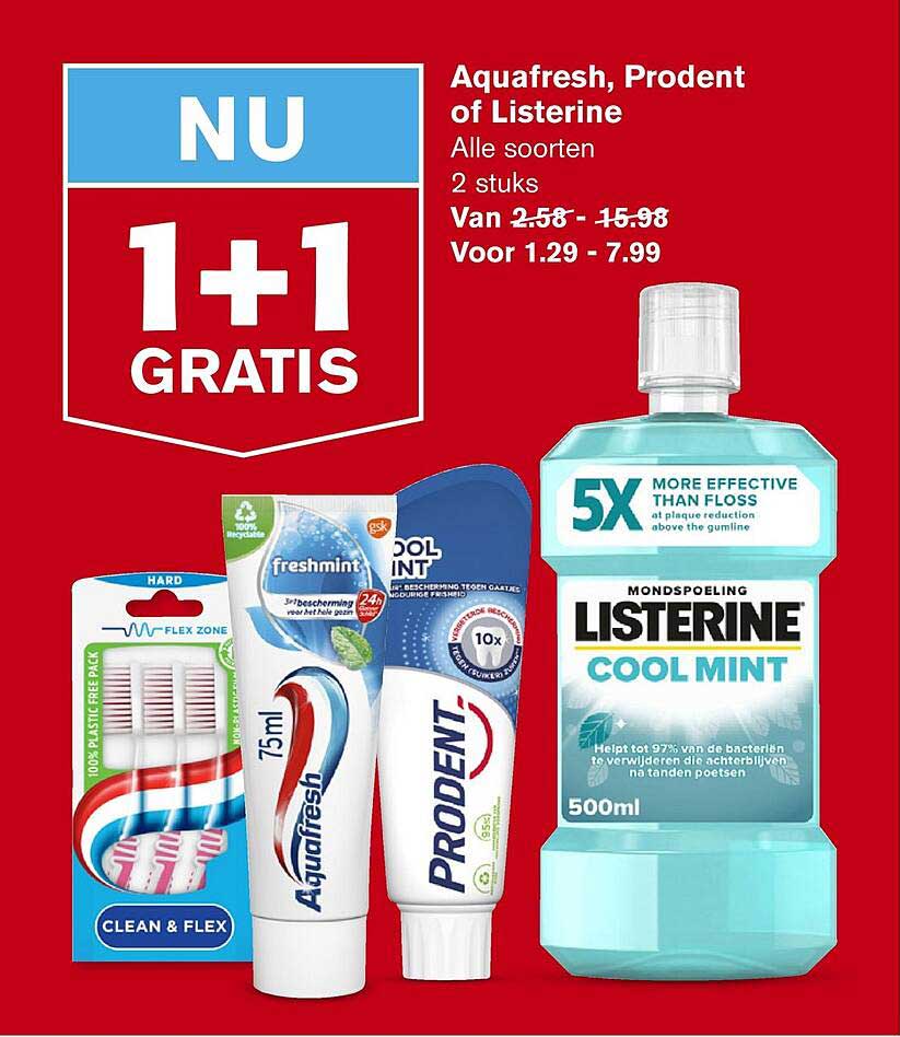 Aquafresh, Prodent of Listerine