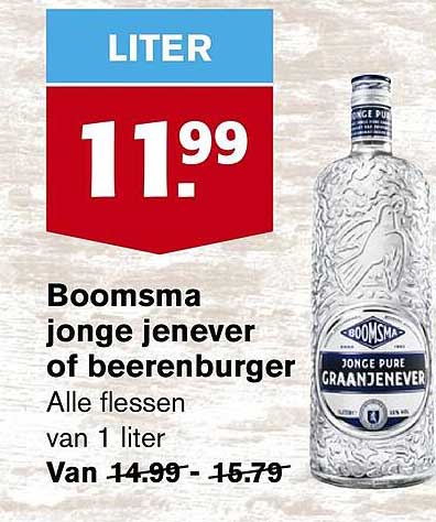 Boomsma jonge jenever of beerenburger