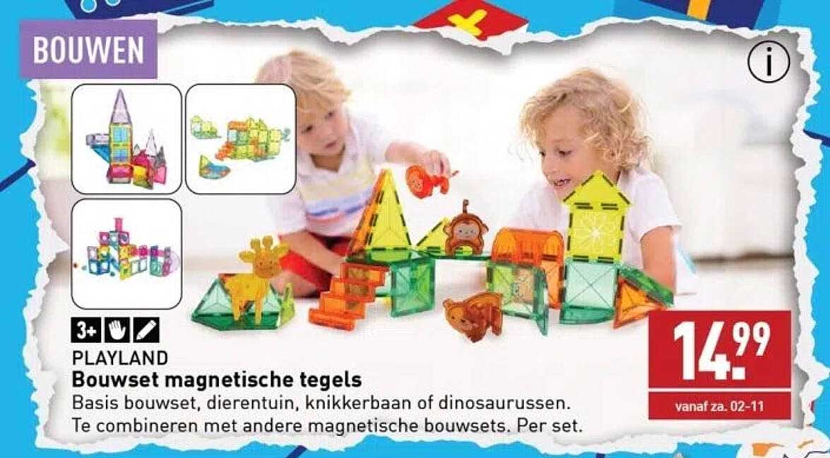 Bouwset magnetische tegels