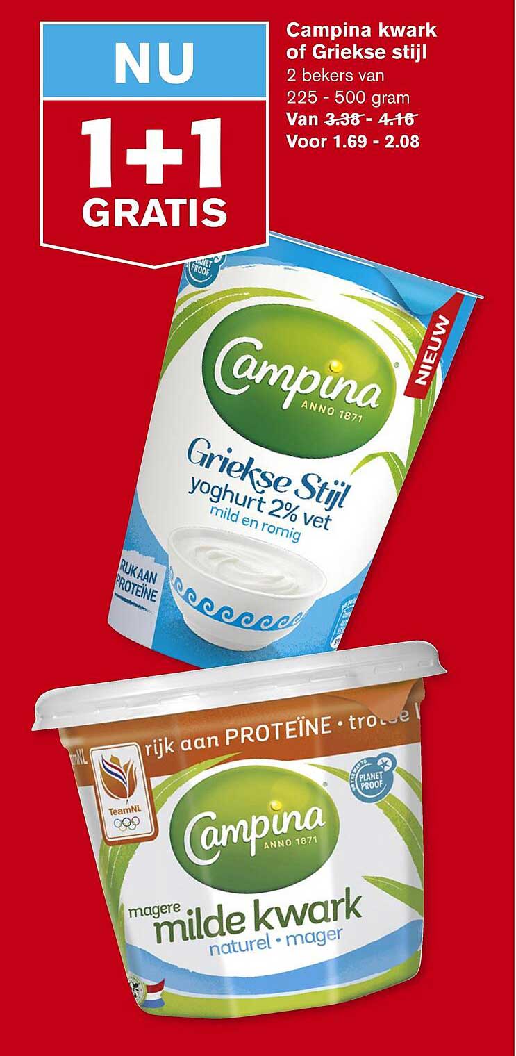 Campina kwark of Griekse stijl