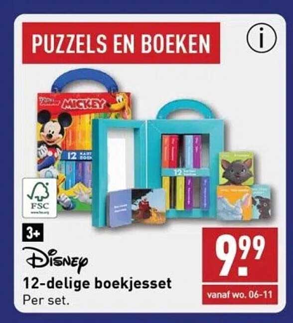 Disney 12-delige boekjesset