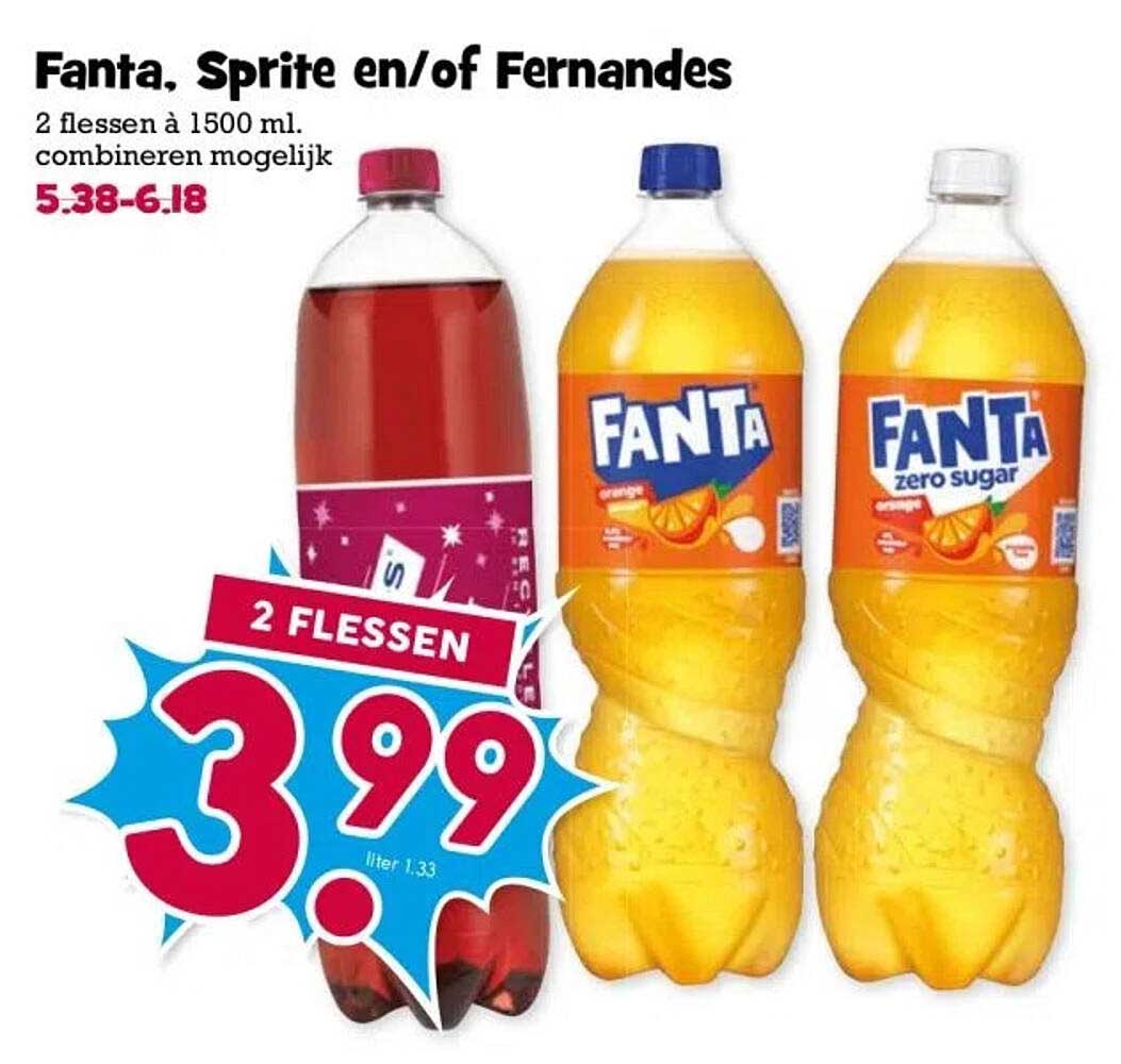 Fanta, Sprite en/of Fernandes