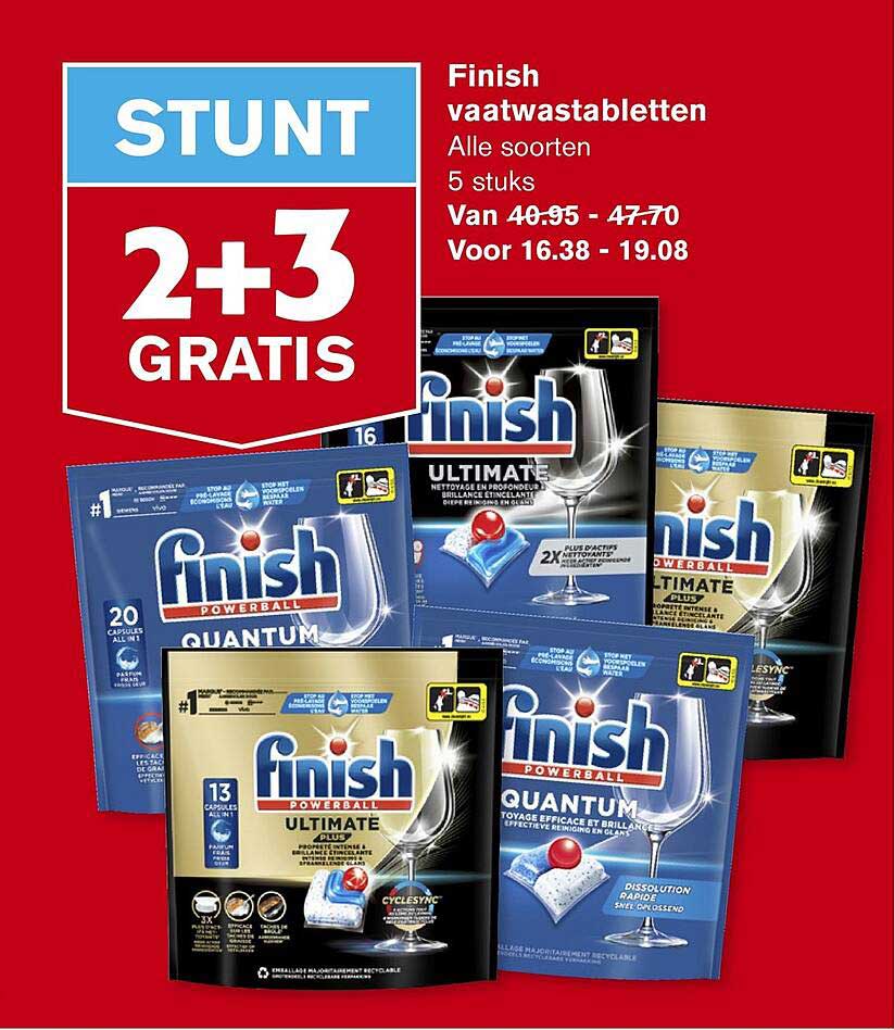 Finish vaatwastabletten