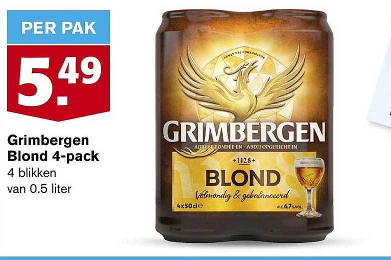 Grimbergen Blond 4-pack